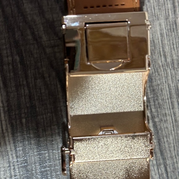 Belt Brown Leather Adjustable Belt - Picture 6 of 11